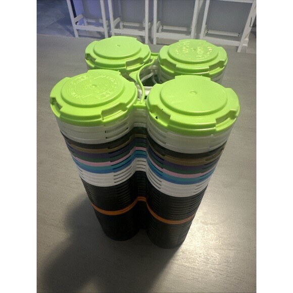 Lot Of (45)*PakTech*4 Pack Beer Can Holders*Snap Top*Mixed*180 Cans - Picture 1 of 3